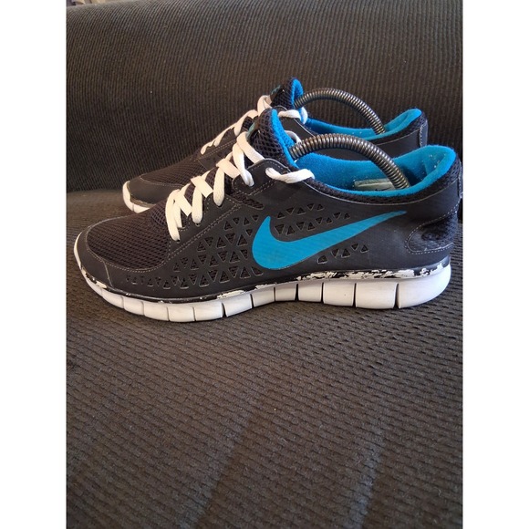 Nike Free Run 2010 Grey Blue Road Running Shoes Women's 11 Walking Sneakers - Picture 1 of 8